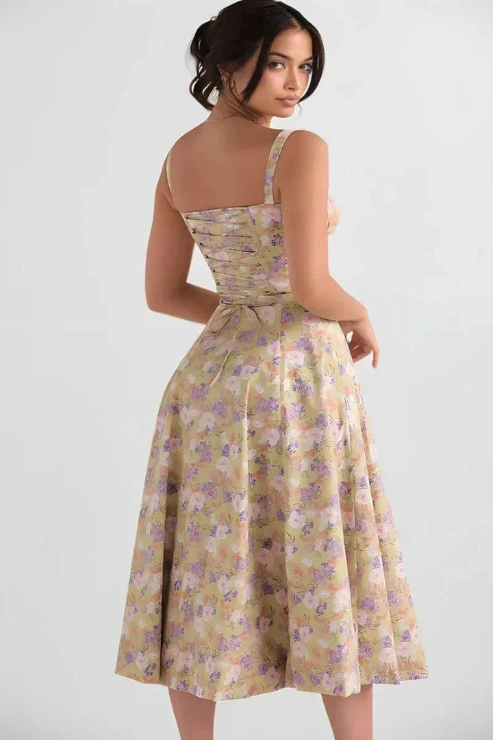 Winnie | Floral Summer Midi Dress