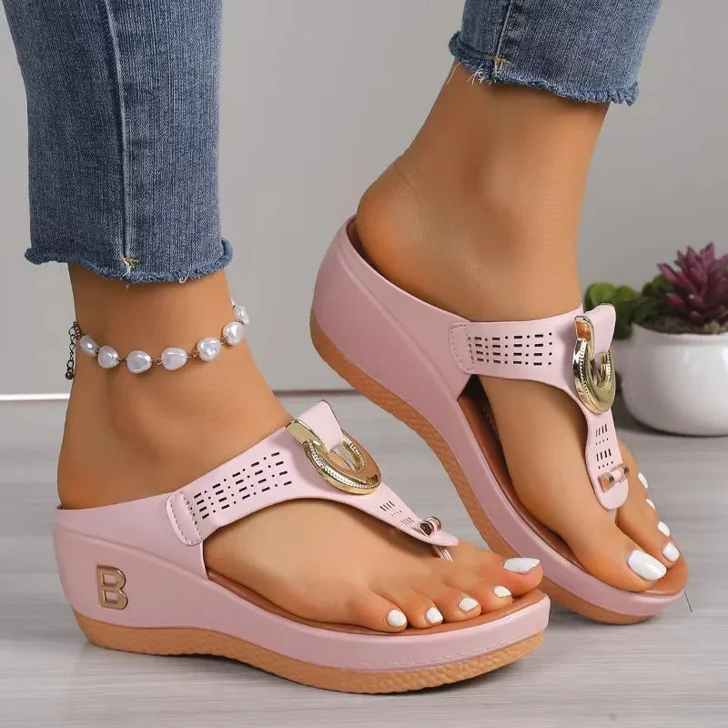 Dilwen | Elegant Wedge Sandals