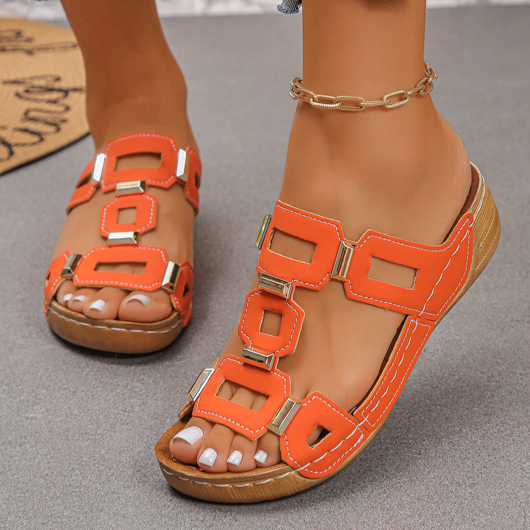 Zara | Effortless Roman Strap Summer Sandals