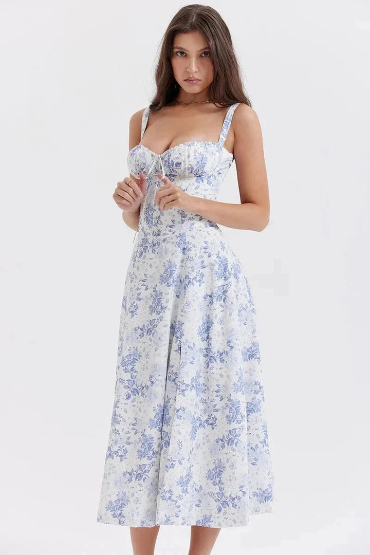 Winnie | Floral Summer Midi Dress