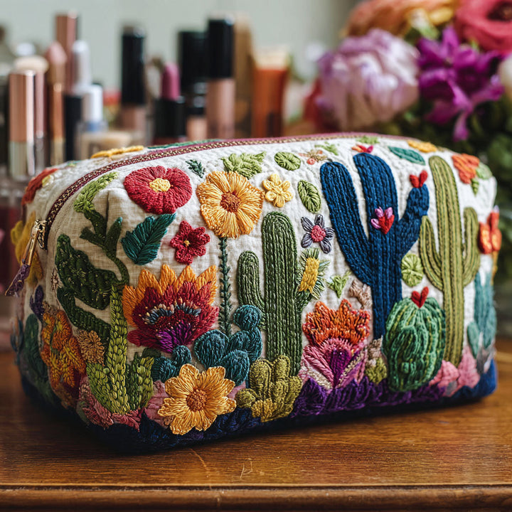 Meadow Bloom | Quilted Makeup Bag