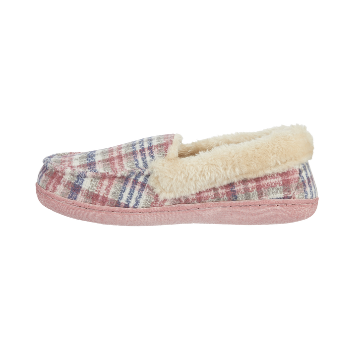 Sage | Tartan Moccasin Slippers