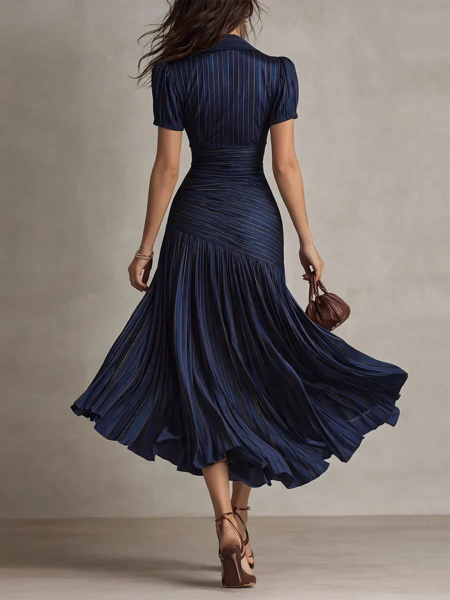 Sienna | Elegant Vintage Chiffon Maxi Dress