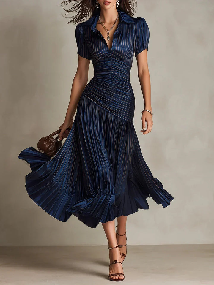 Sienna | Elegant Vintage Chiffon Maxi Dress