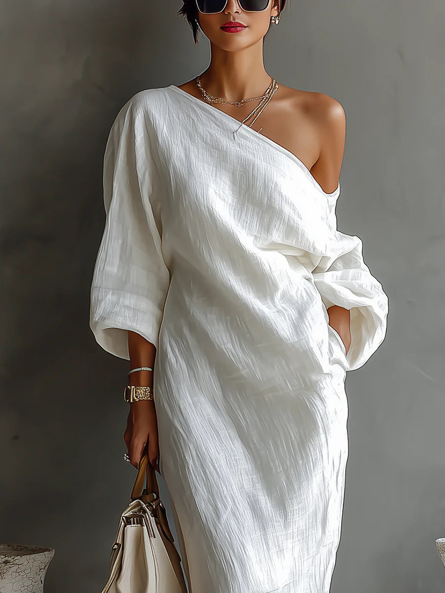 Beatrice | One-Shoulder Maxi Dress