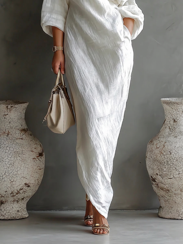 Elise | Elegant One-Shoulder Maxi Dress