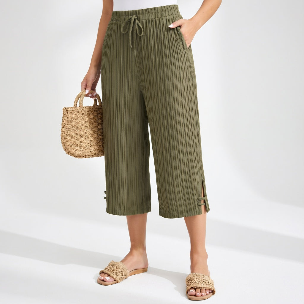Sunday | Effortless Flowy Summer Pants with Elastic Waist