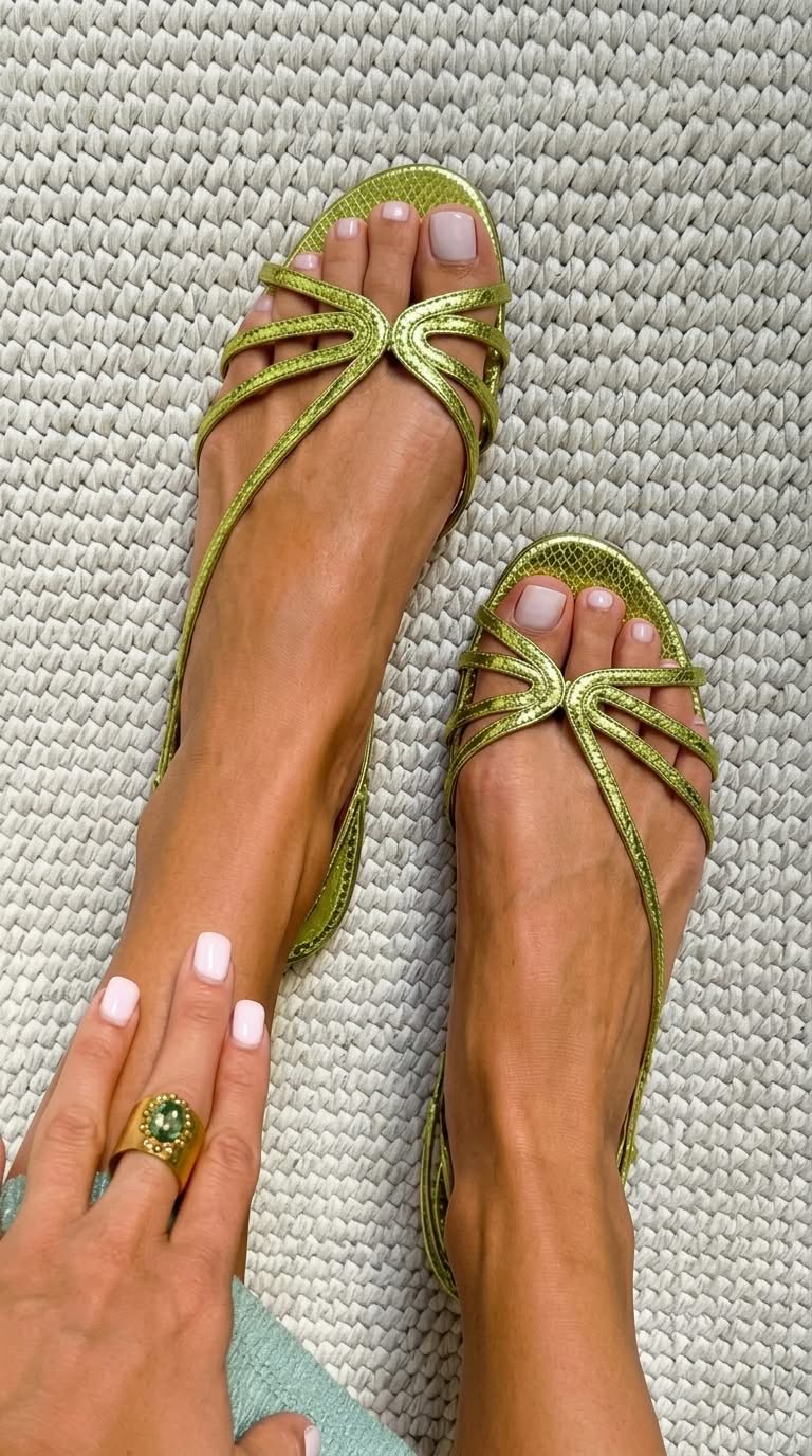 Etta | Effortless Gold Summer Sandals
