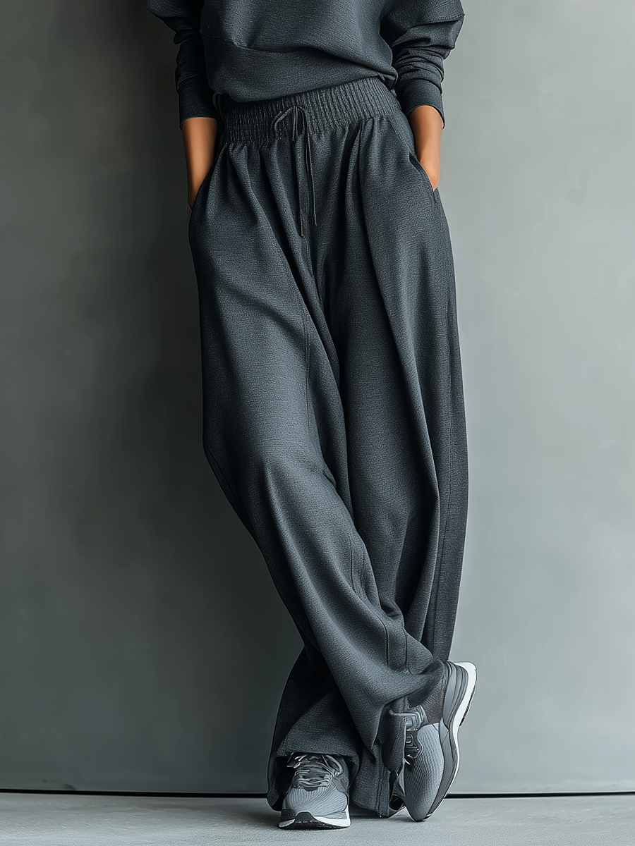 Tara | Charcoal Knit Set