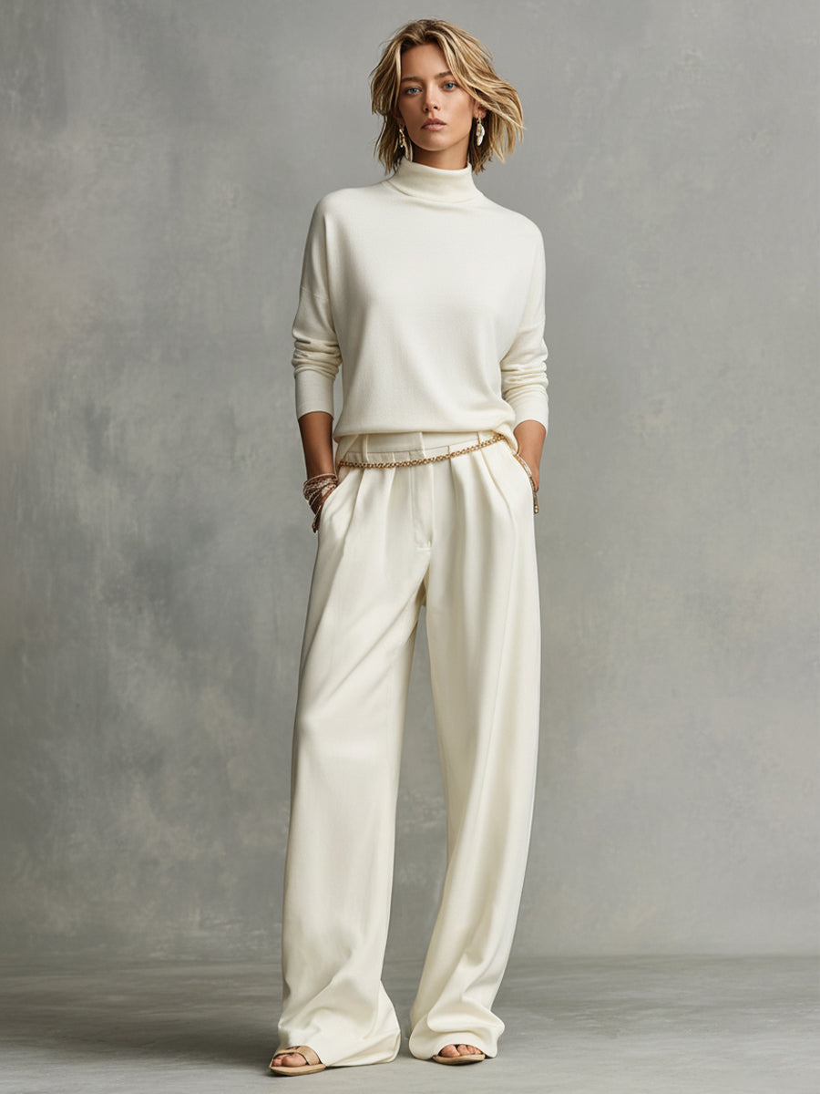 Rose | Cream Knit Set