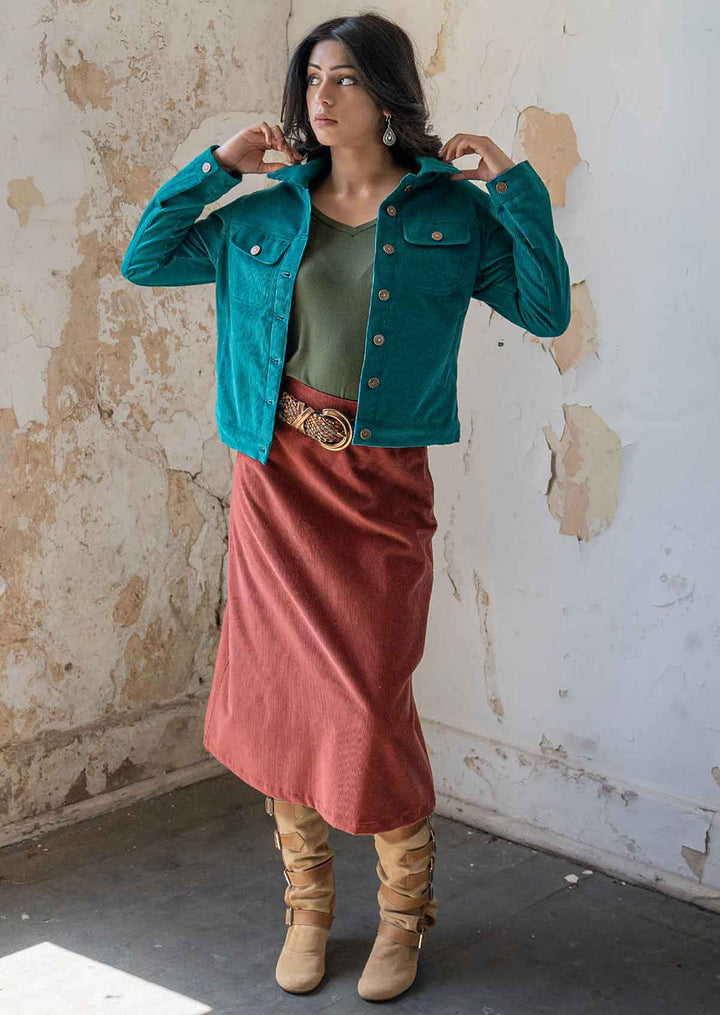 Greer | Classic Corduroy Trucker Jacket