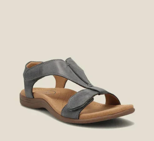 Plum | Front Zip Sport Sandals