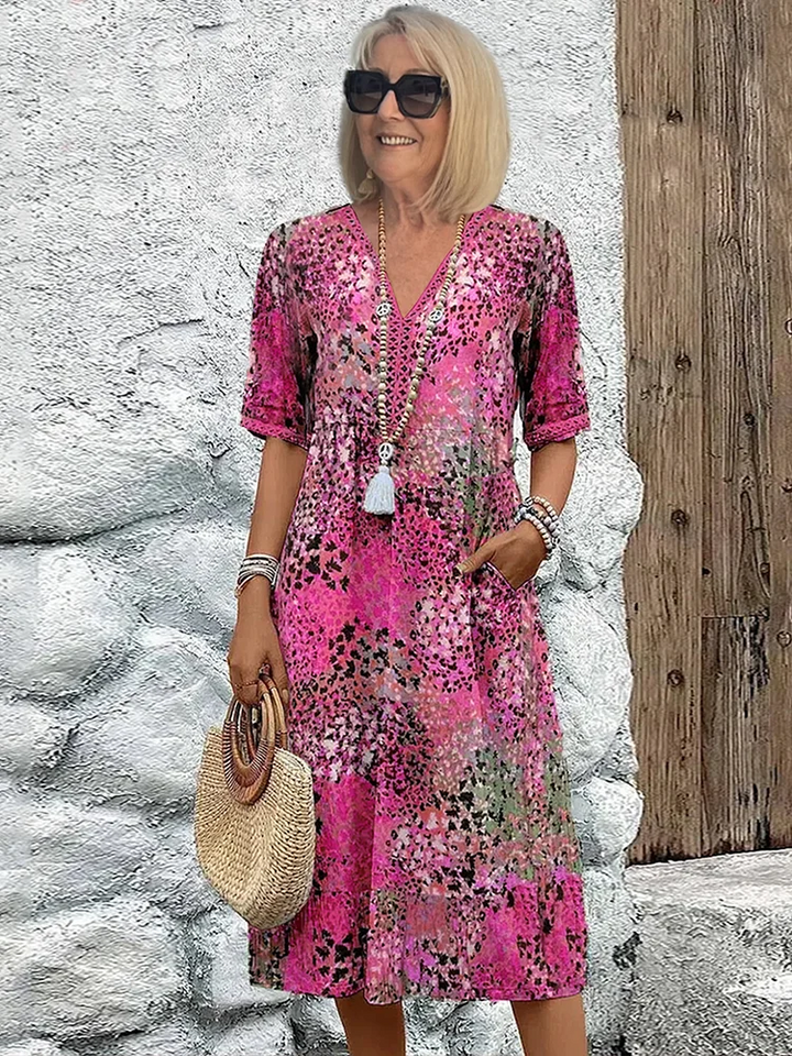 Pearl's Floral Midi Dress