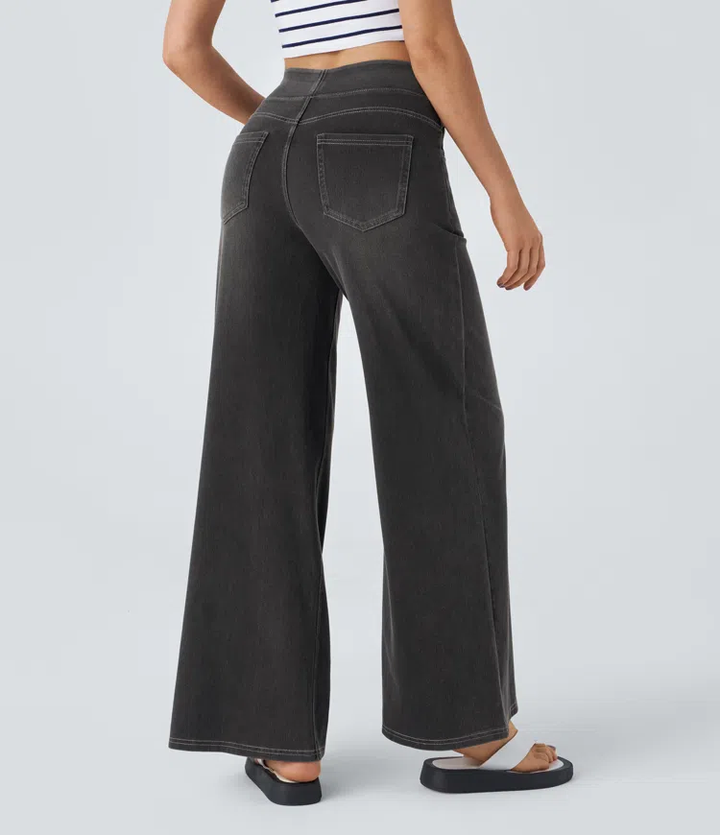 Tully | Elegant Wide Leg Palazzo Pants for Women