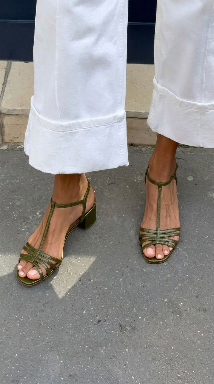 Bridie | Effortless Gold Summer Sandals
