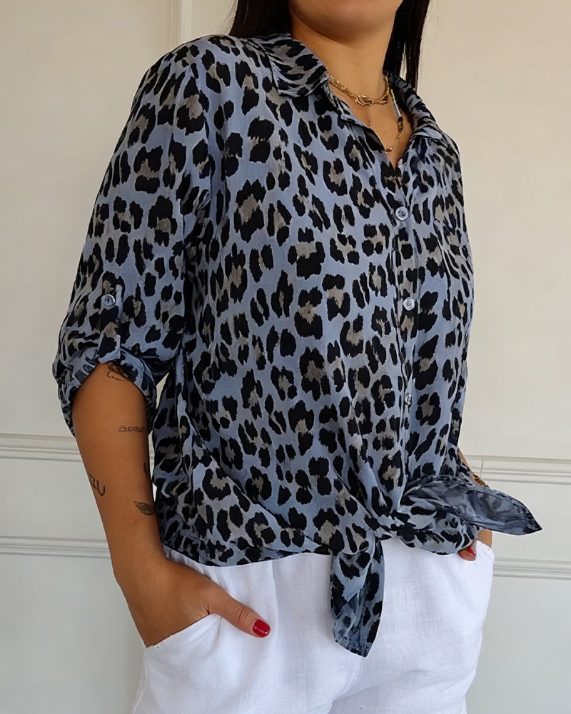Susan | Leopard Print Blouse