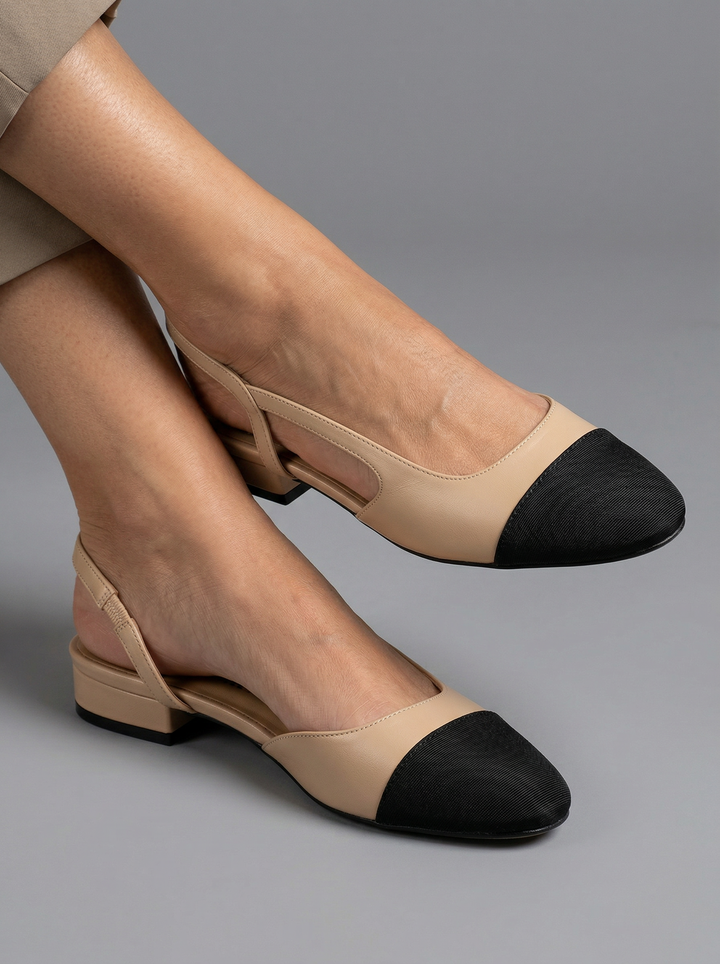 Dimity | Refined Block Heel Slingback Heels