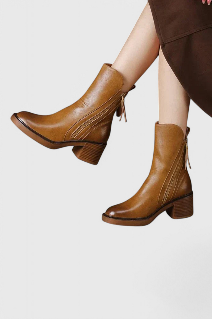 Irina | Sleek Ankle Boots for Effortless Style