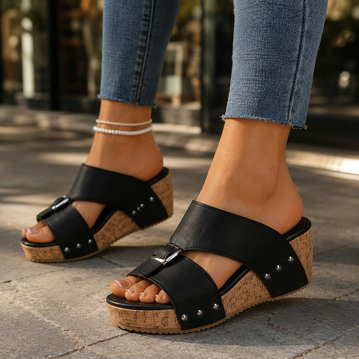 Tibby | Elegant Wedge Sandals