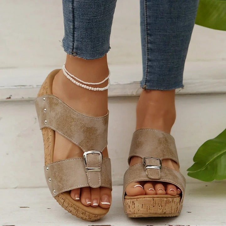 Tibby | Elegant Wedge Sandals