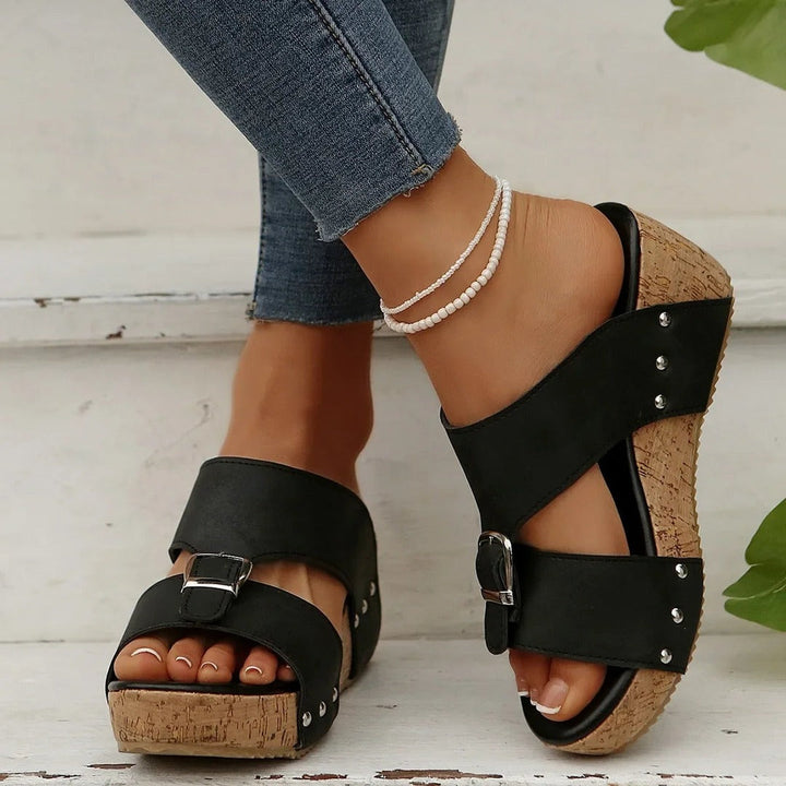 Tibby | Elegant Wedge Sandals