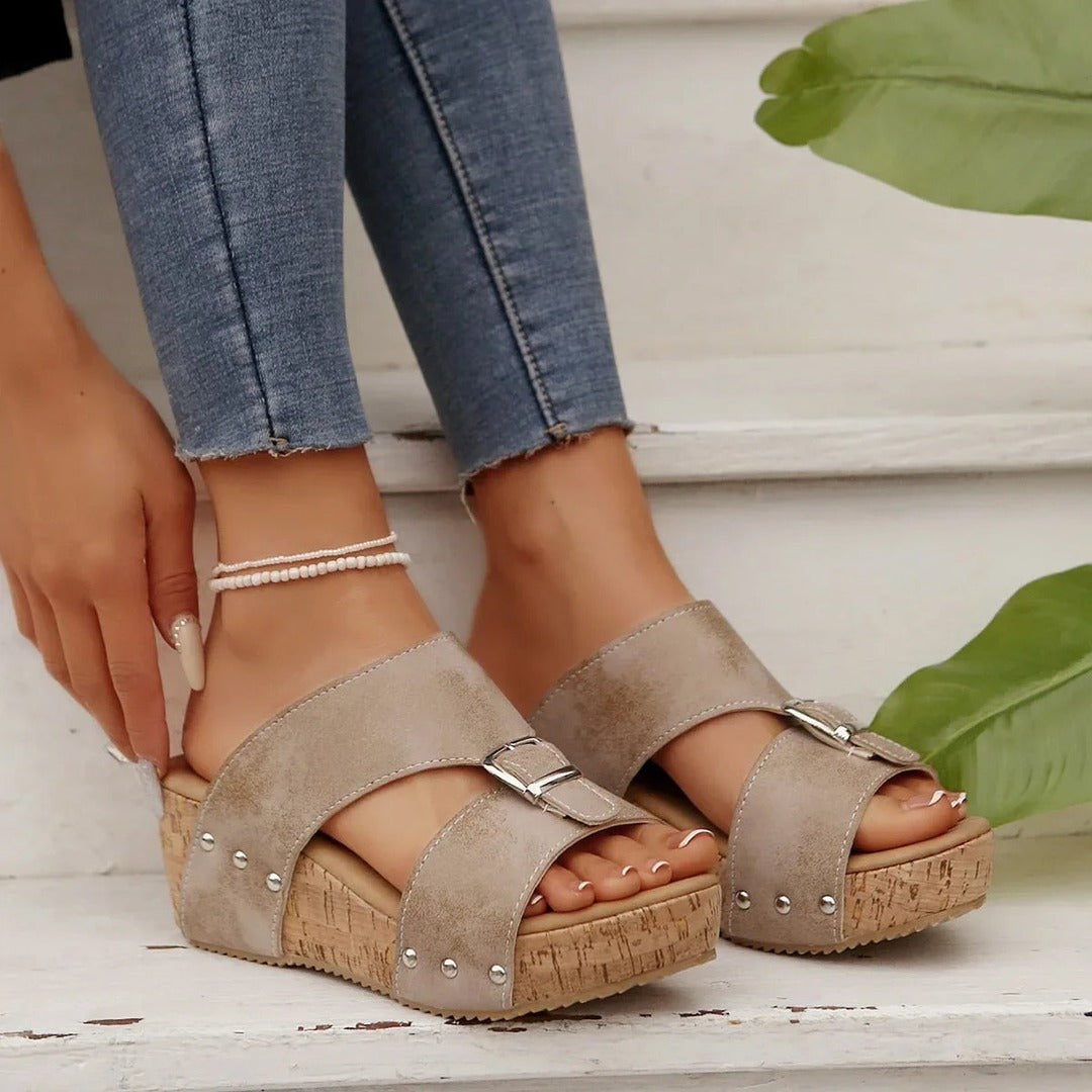 Tibby | Elegant Wedge Sandals