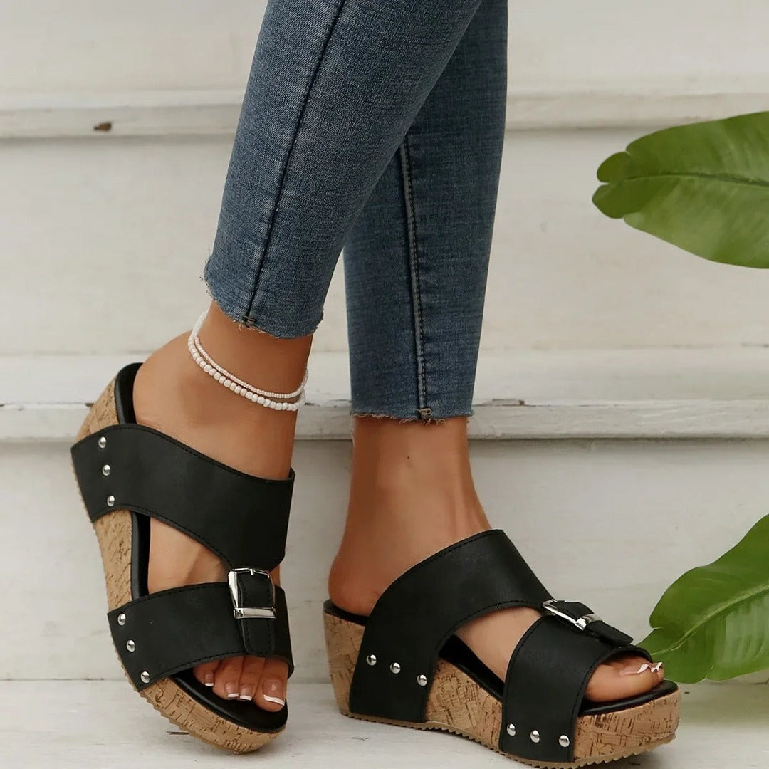Tibby | Elegant Wedge Sandals