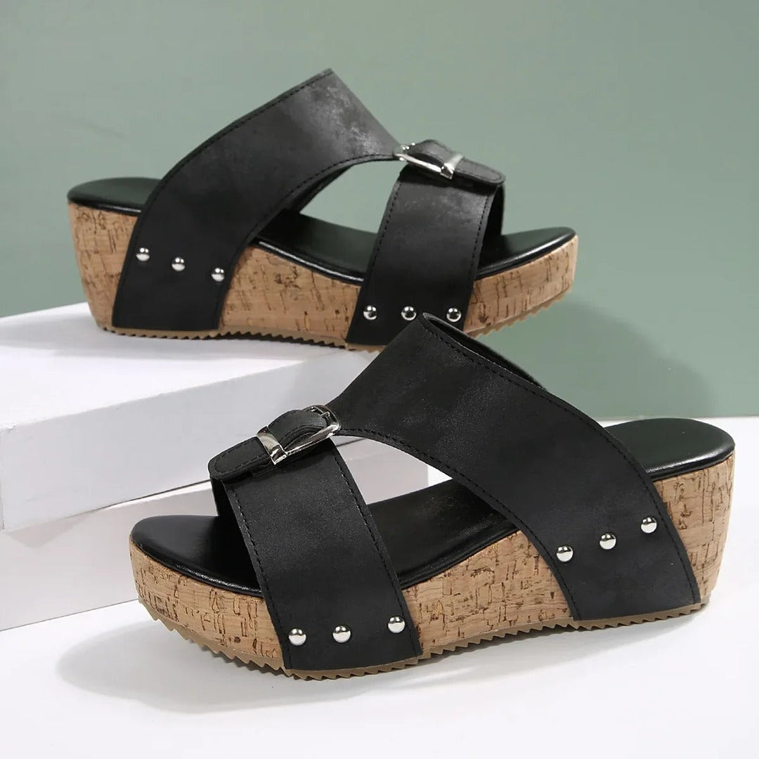 Tibby | Elegant Wedge Sandals