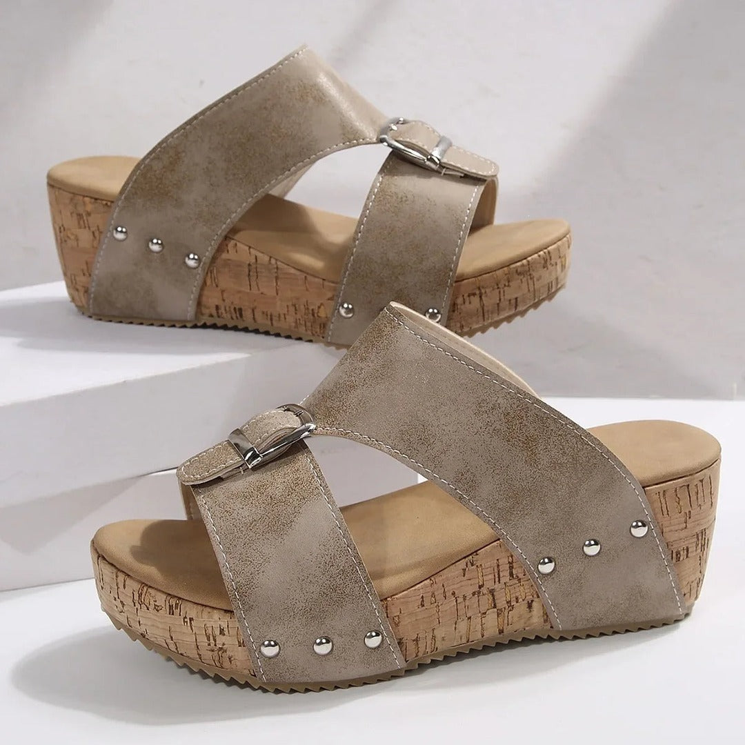 Tibby | Elegant Wedge Sandals