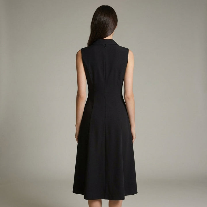 Nora | Elegant V-Neck Tunic Midi Dress