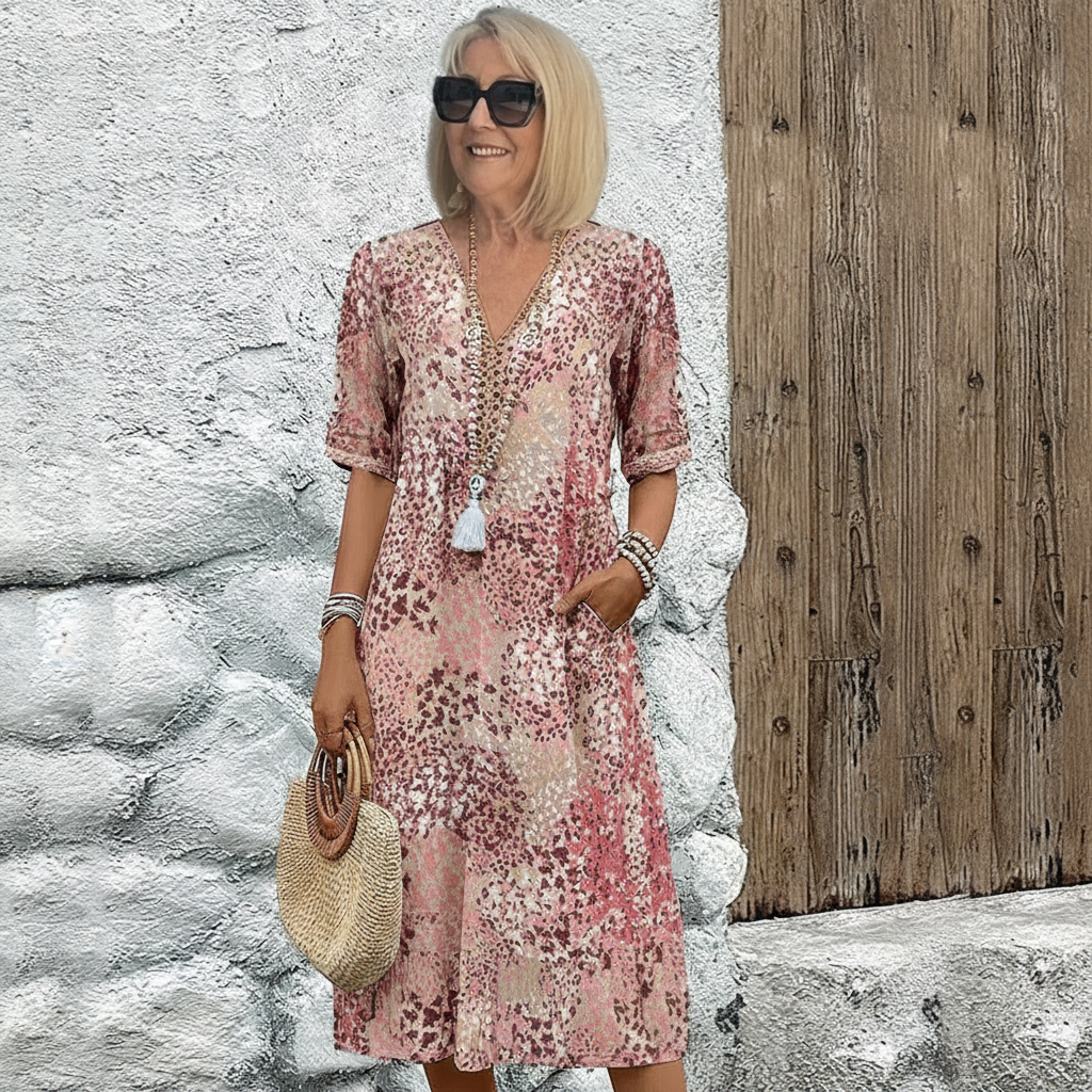 Pearl's Floral Midi Dress