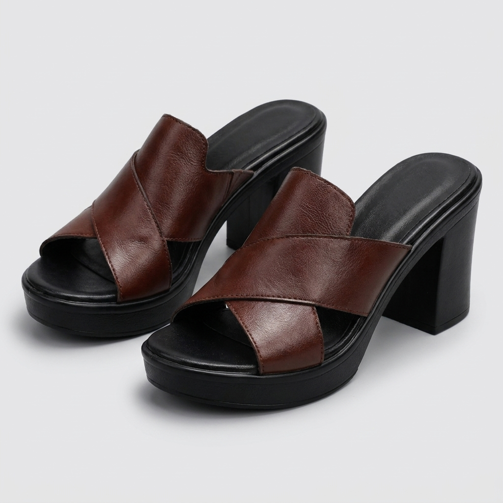 Deni | Effortless Green Summer Sandals