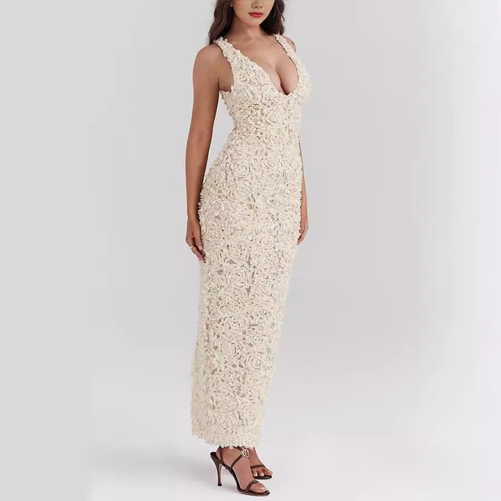 Vivienne | Lace Sheath Ceremony Midi Dress