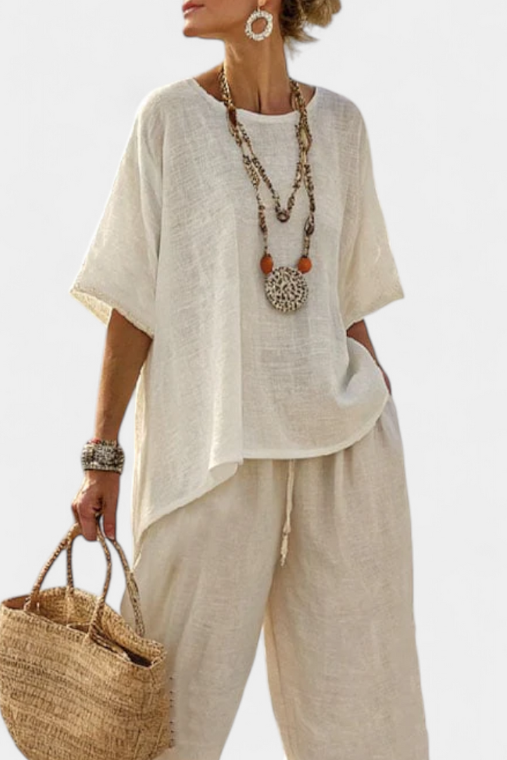 Drevon | Raw Blouse & Pants