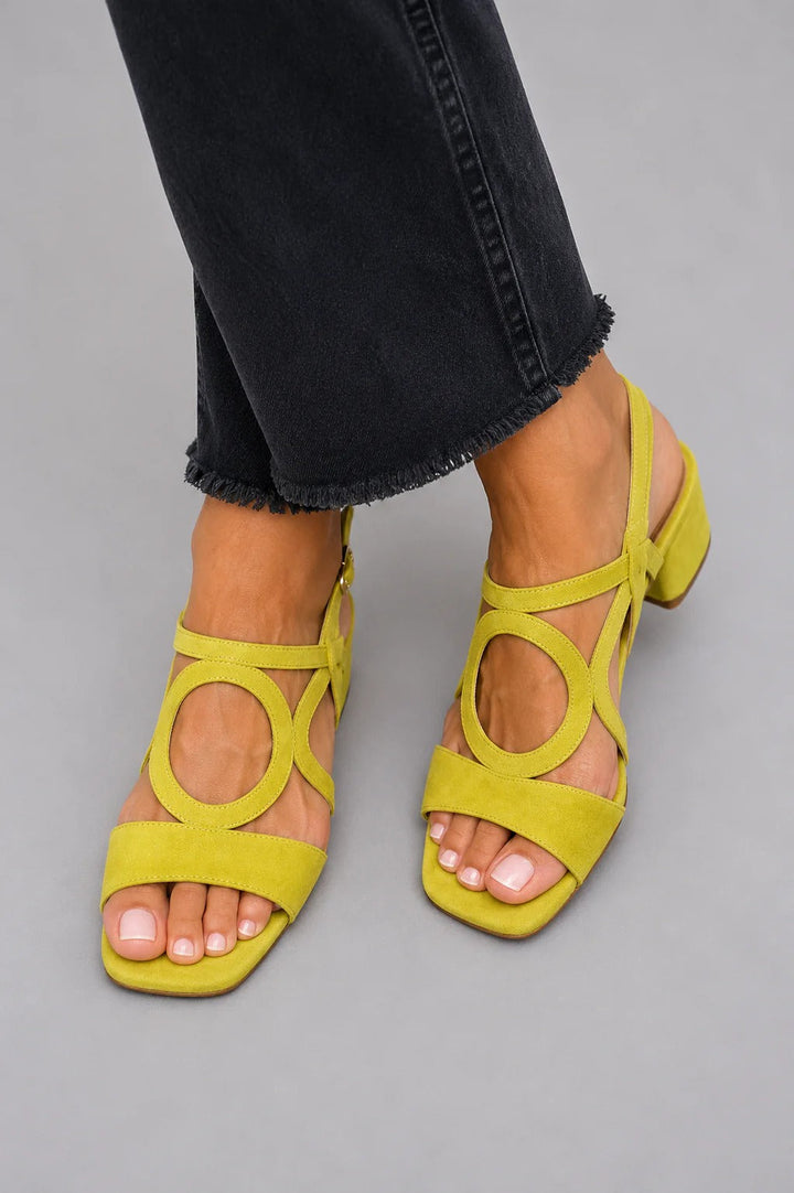 Narelle | Effortless Yellow Summer Sandals