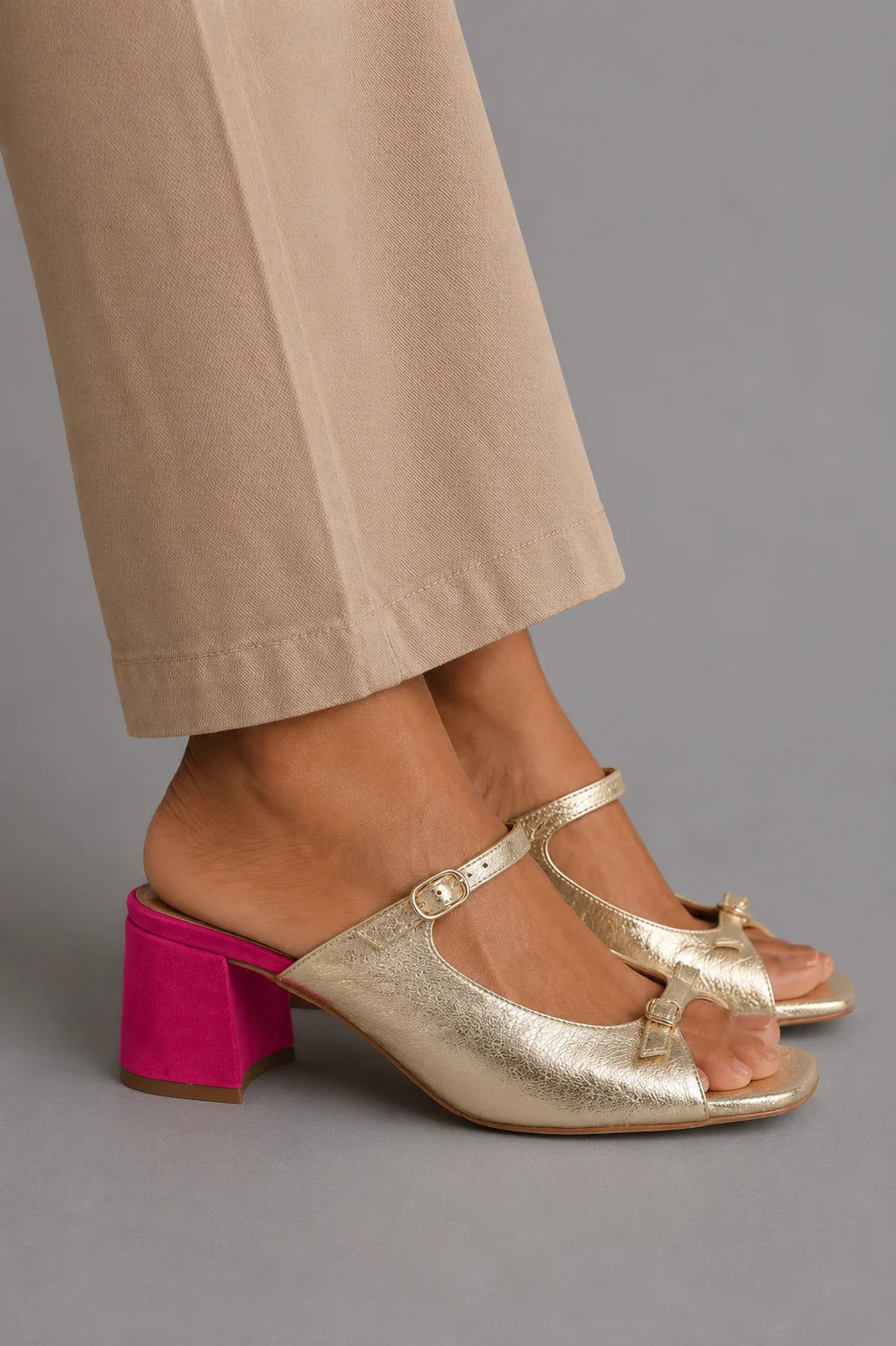 Tarnia | Effortless Gold Summer Sandals