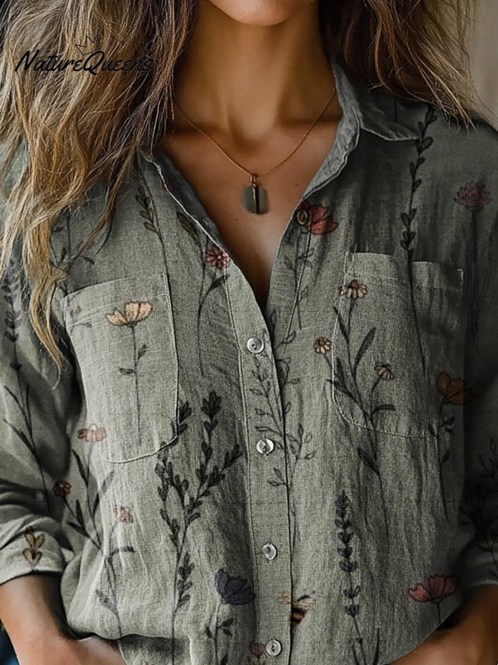 Deepdale | Spring Floral Cotton Shirt