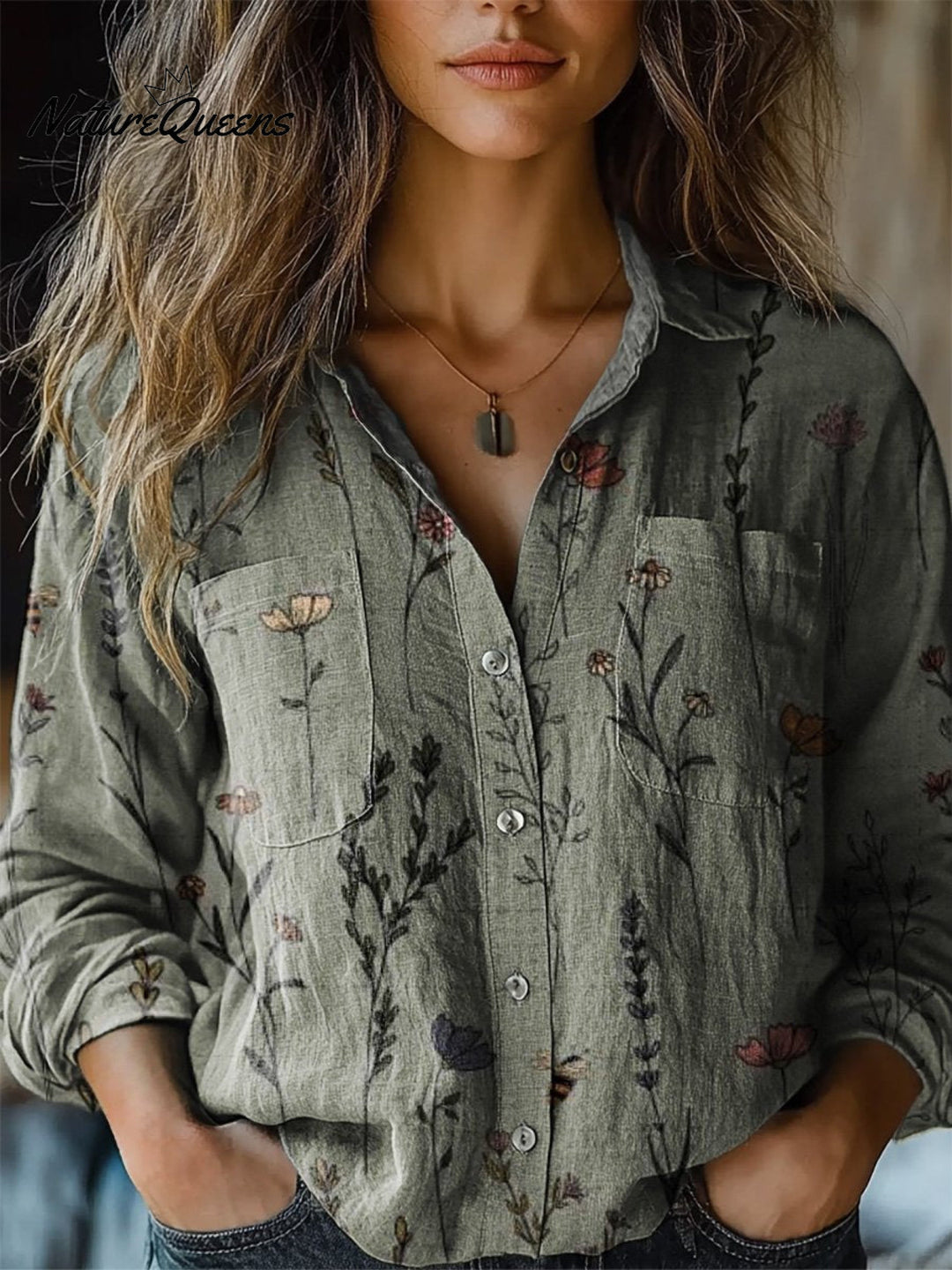 Deepdale | Spring Floral Cotton Shirt