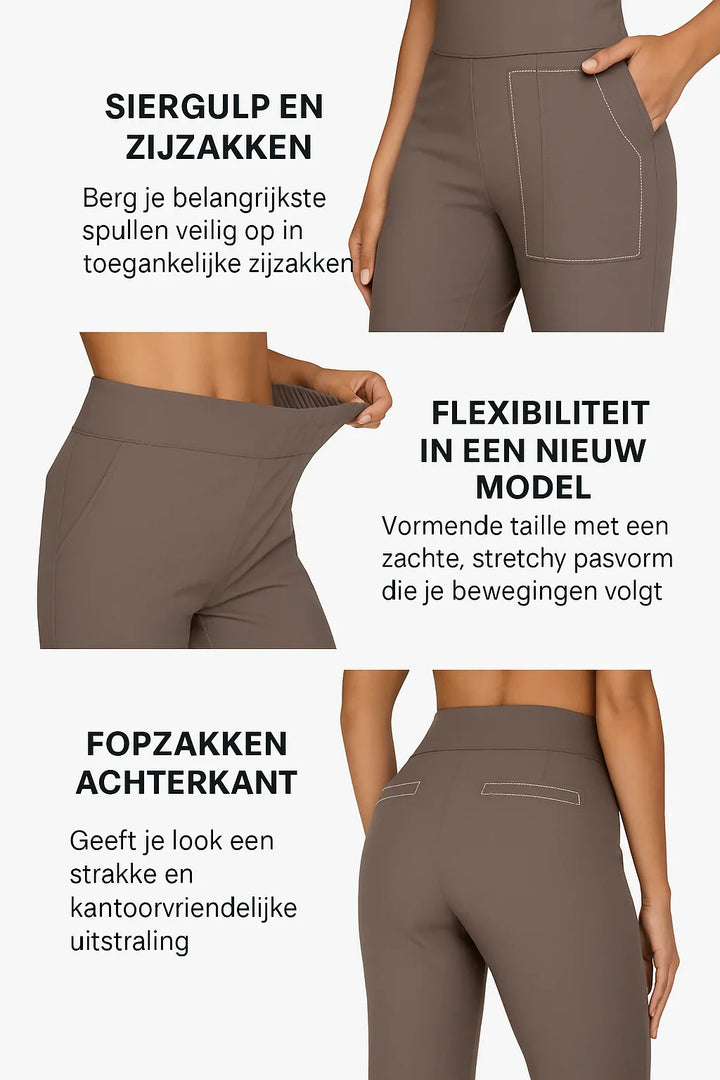 Roxie | Relaxed Elastic Waist Comfort Pants for Women