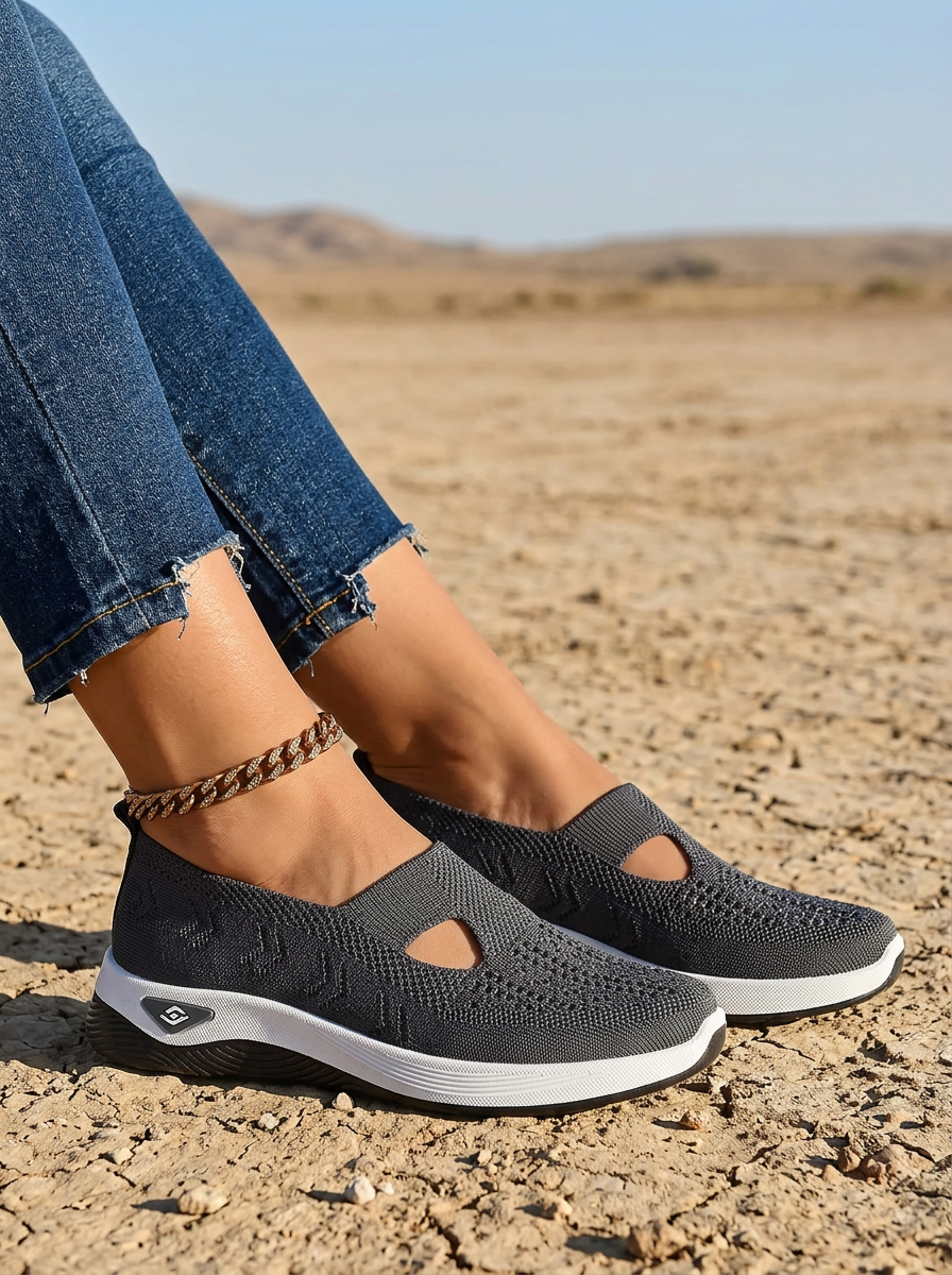 Sunday | Supportive Dark Grey Non Slip Orthopedic Comfort Sandals