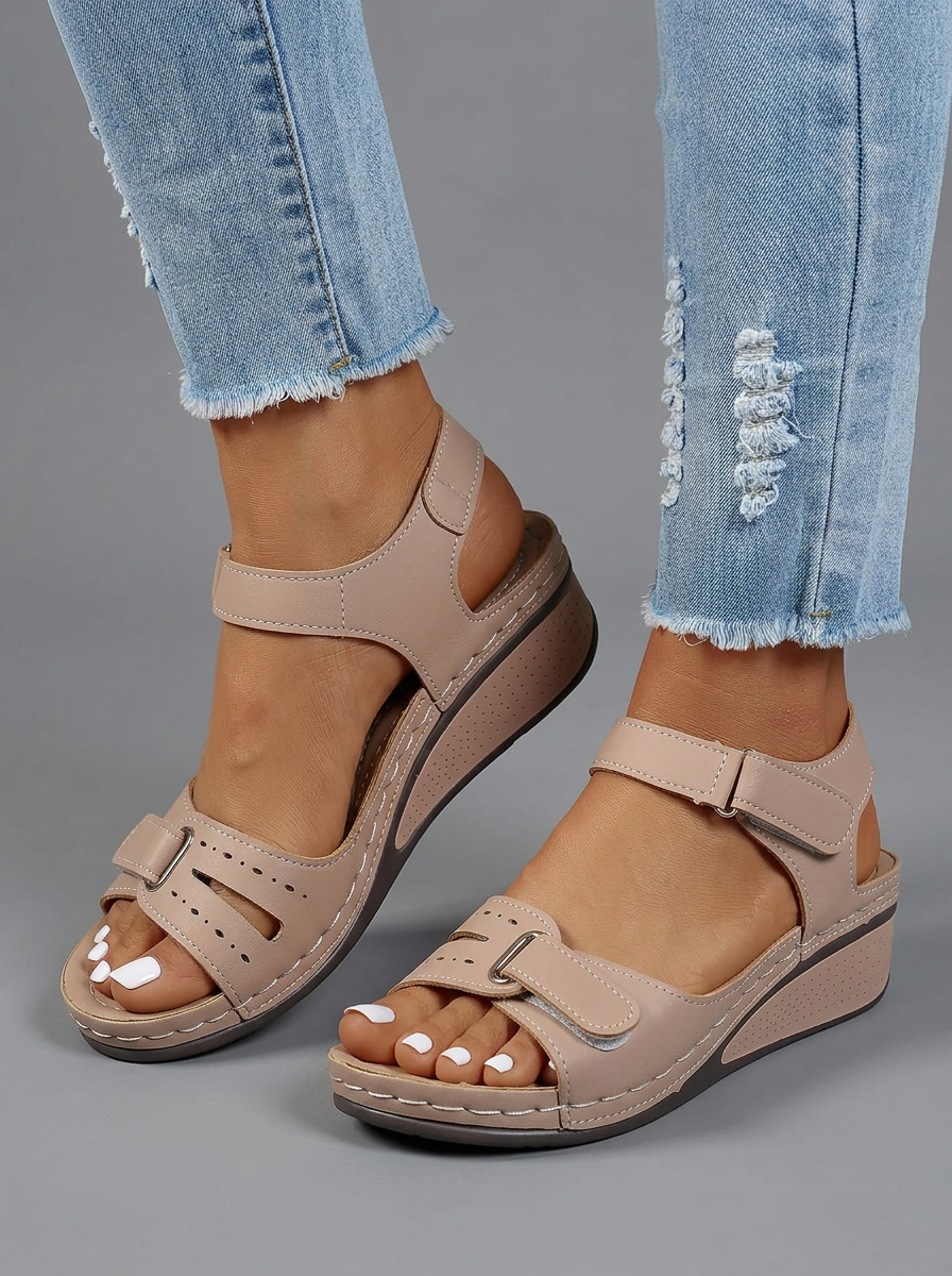 Marlo | Supportive White Orthopedic Comfort Sandals