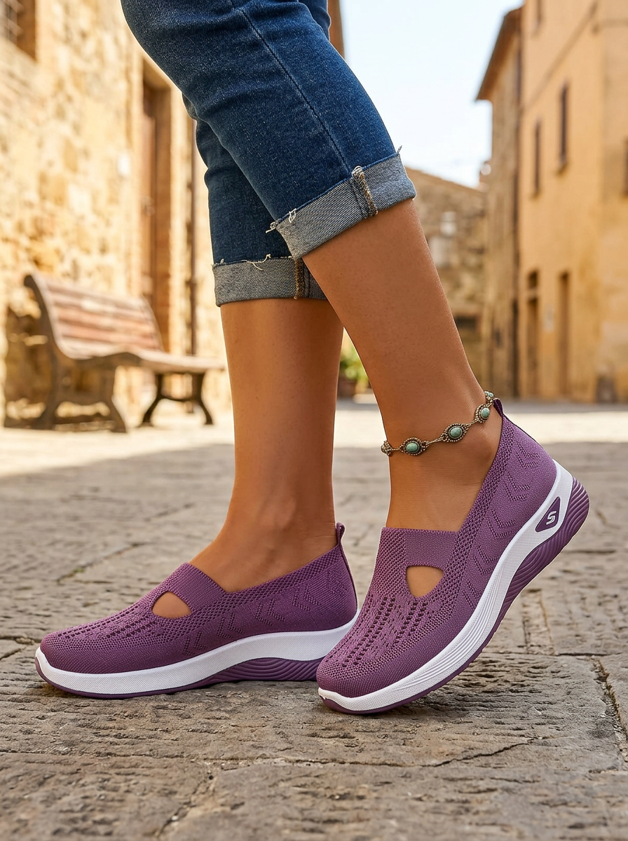 Bindi | Supportive Violet Non Slip Orthopedic Comfort Sandals
