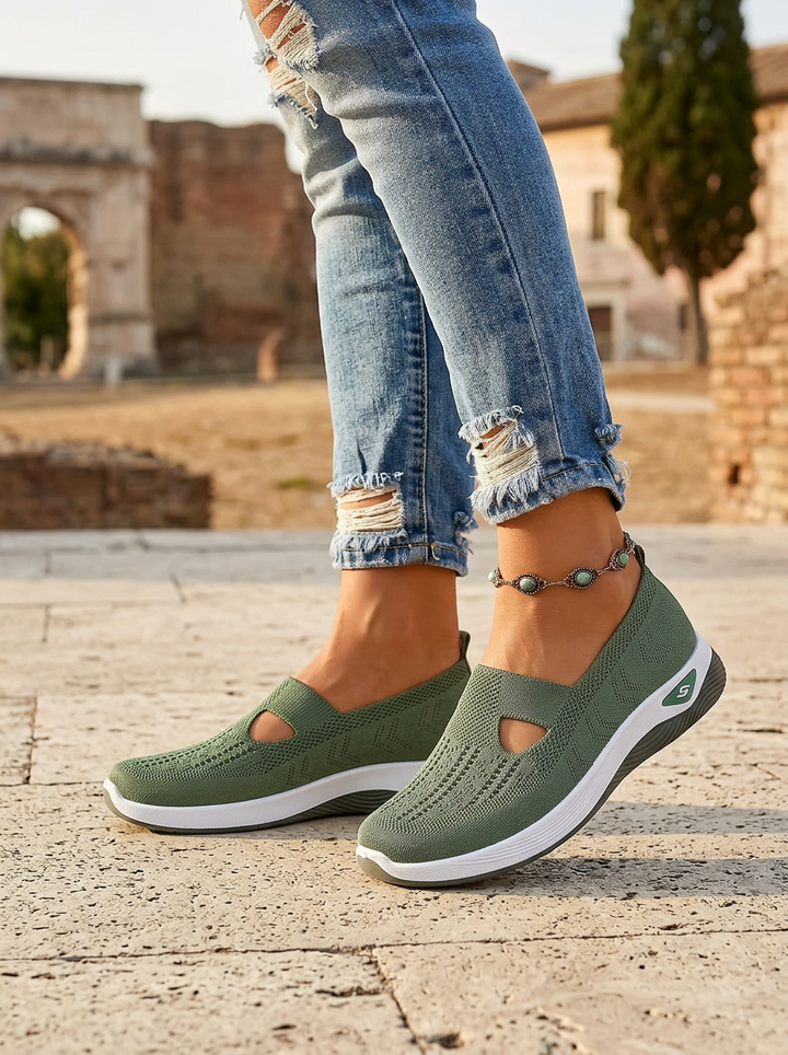 Tully | Supportive Green Non Slip Orthopedic Comfort Sandals