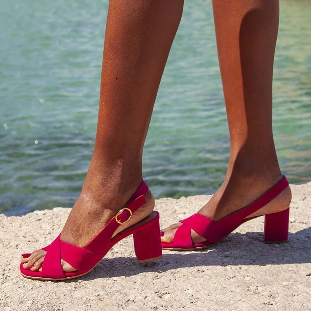 Shelly | Effortless Blue Summer Sandals