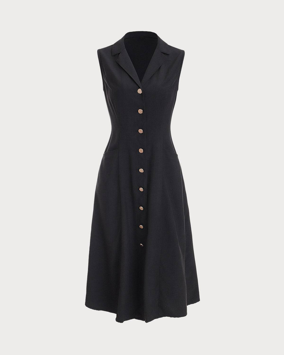 Nora | Elegant V-Neck Tunic Midi Dress
