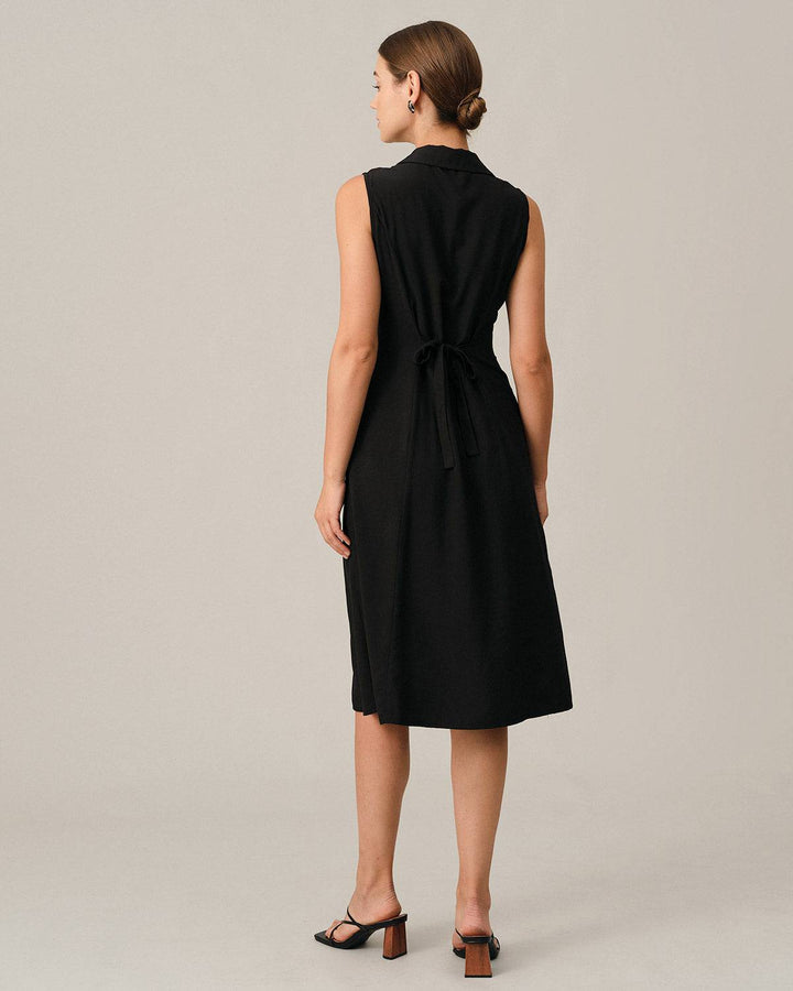 Nora | Elegant V-Neck Tunic Midi Dress