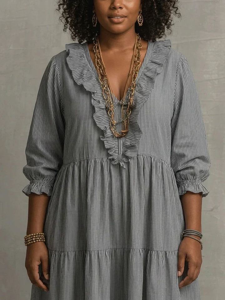 Elowen | Boho Long Sleeve Maxi Dress