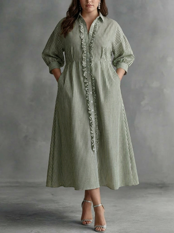 Elin | Stripe Maxi Dress