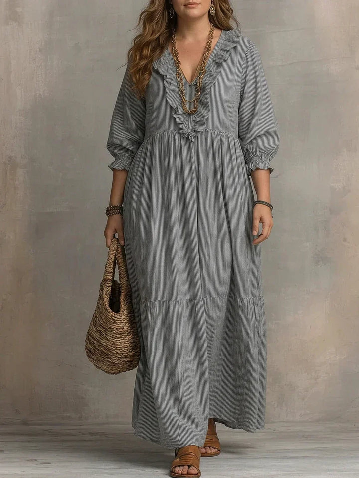 Elowen | Boho Long Sleeve Maxi Dress