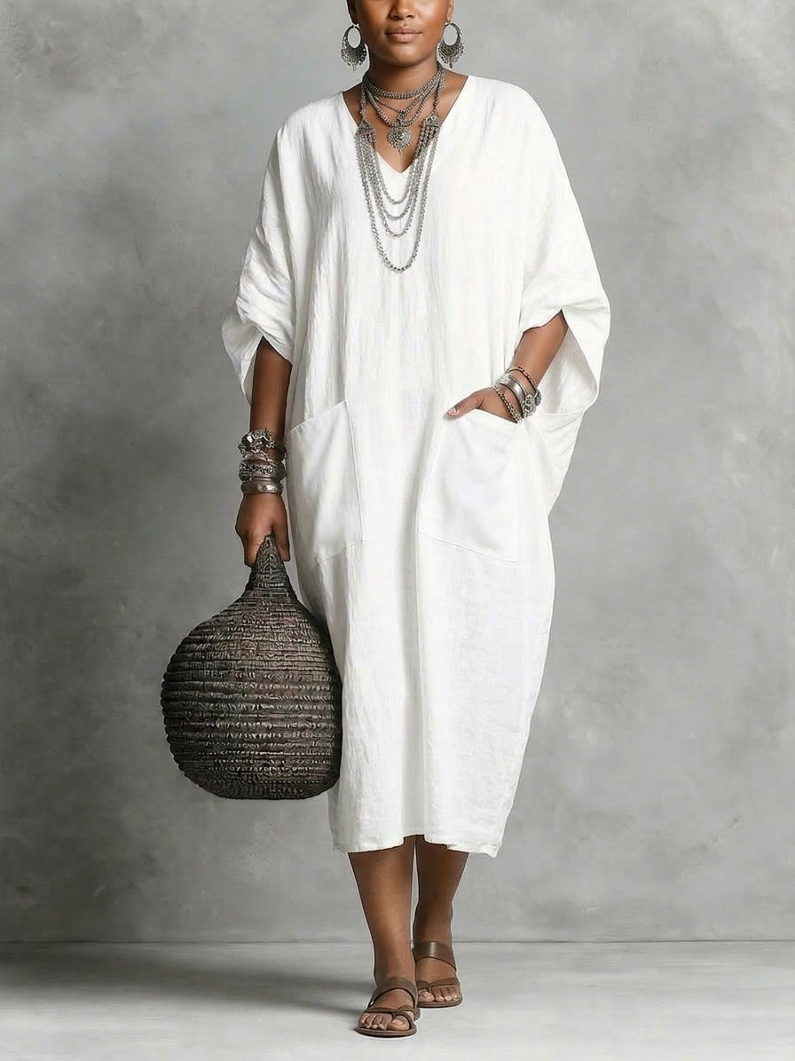 Kaia | Relaxed Kaftan Maxi Dress